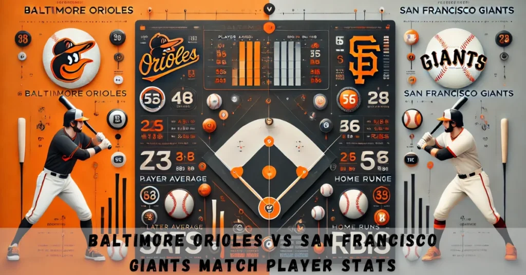 baltimore orioles vs san francisco giants match player stats